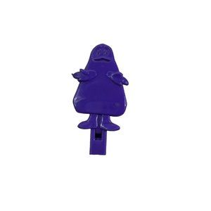 1981 McDonald's Grimace Plastic Purple Toy Whistle Character Vintage Happy Meal